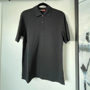 NWT - NYNE Designer Black Cool Max Knit Men’s Short Sleeve Polo Shirt Size Small